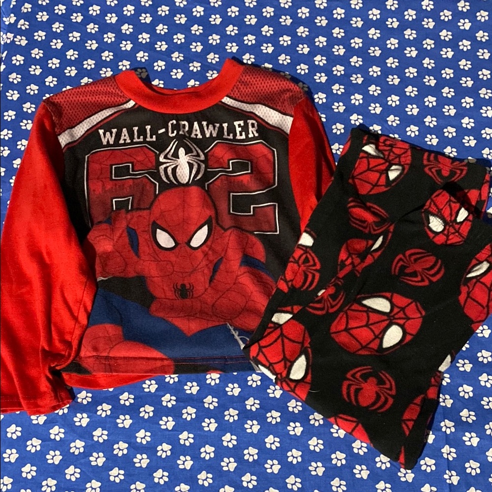 Marvel Red and Black Spider-Man Pajama Set